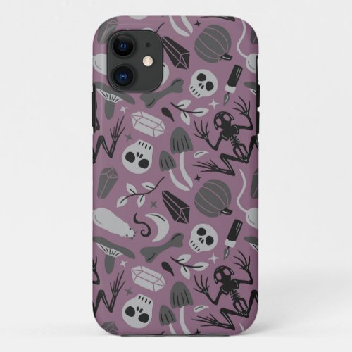 Gothic witchcraft collection _ purple iPhone 11 case