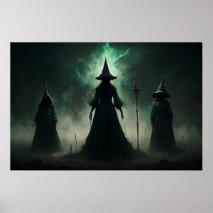 Gothic Witches Poster