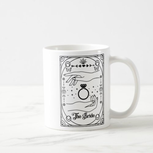 Gothic Witchy Bride Coven Tarot Halloween Bachelor Coffee Mug