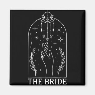 Gothic Witchy Bride Coven Tarot Matching Bachelore Magnet