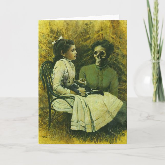 Gothic wolfchild Greetings Card (Front)