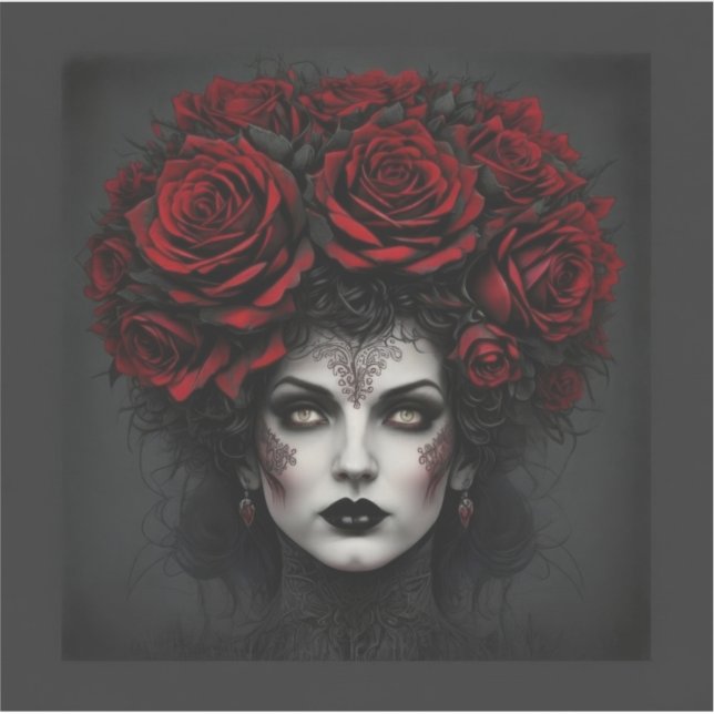 Gothic Woman Sticker (Front)