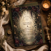 Gothic Woodland Wedding