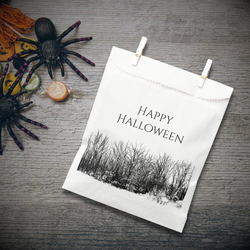 Gothic Woods Creepy Halloween Party  Favor Bag