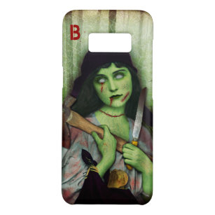 Gothic Zombie Girl Halloween Horror Monogram Case-Mate Samsung Galaxy S8 Case
