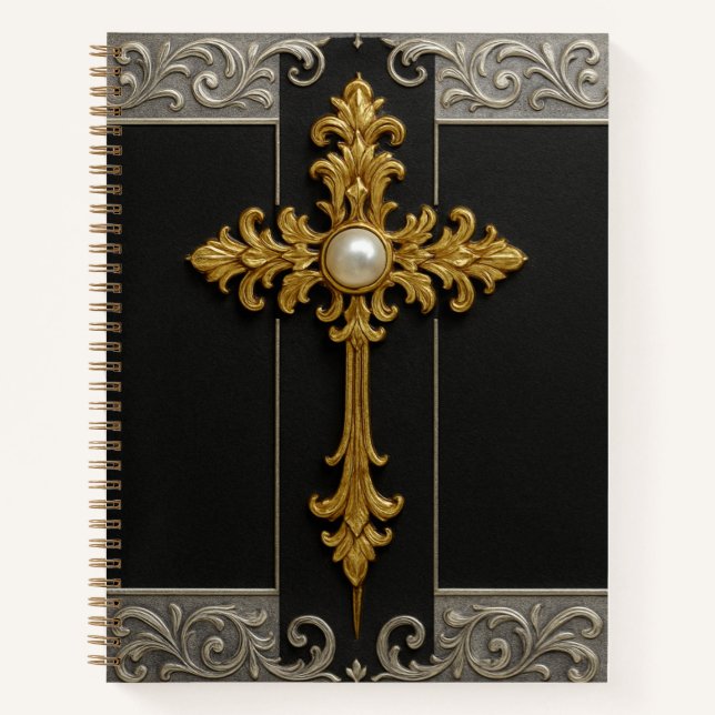 "Gothica Fides" Hardcover Bullet Journal (Front)