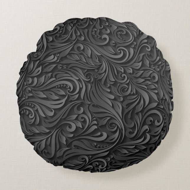 Gothica Round Pillow (Front)