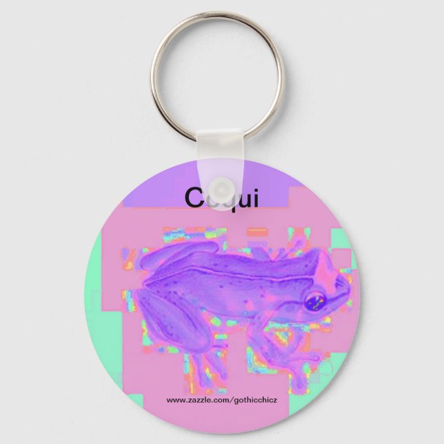 GothicChicz Coqui Keychain (Front)