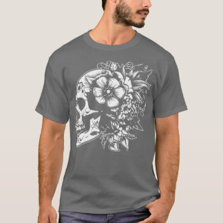 gothicwith flowers design T-Shirt