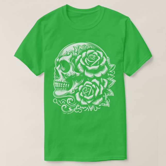 gothicwith roses 3 T-Shirt (Design Front)