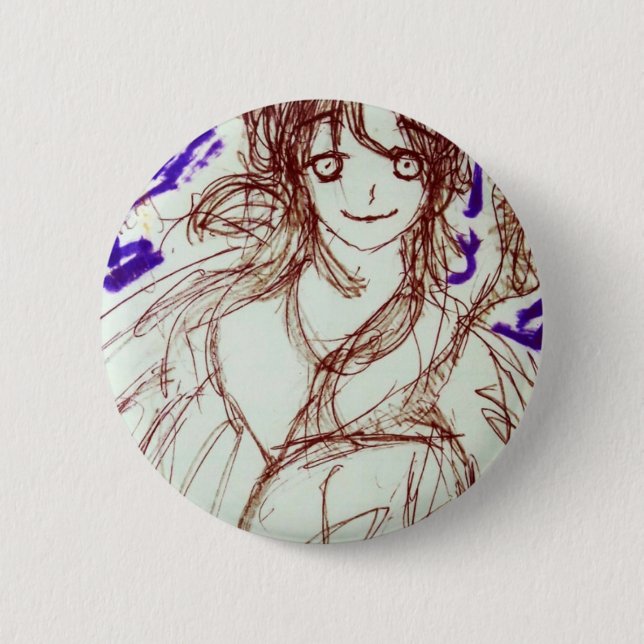 gothos girl button (Front)