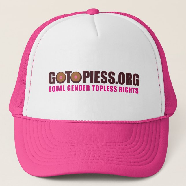 GoTopless hat Brown (Front)