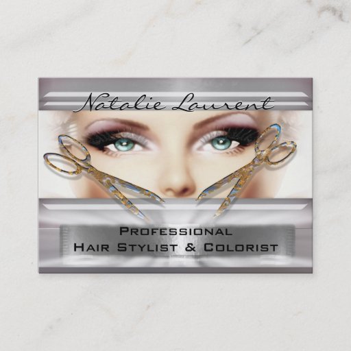 Customizable Gotta Be with You Hairstylist Salon   3.5" x 2.5" Business Card Templates