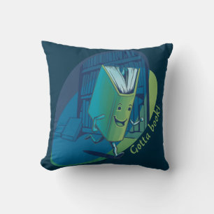 Gotta Book Throw Pillow