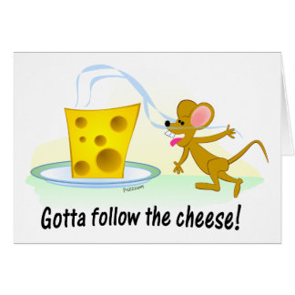 Gotta Follow the Cheese! Cards