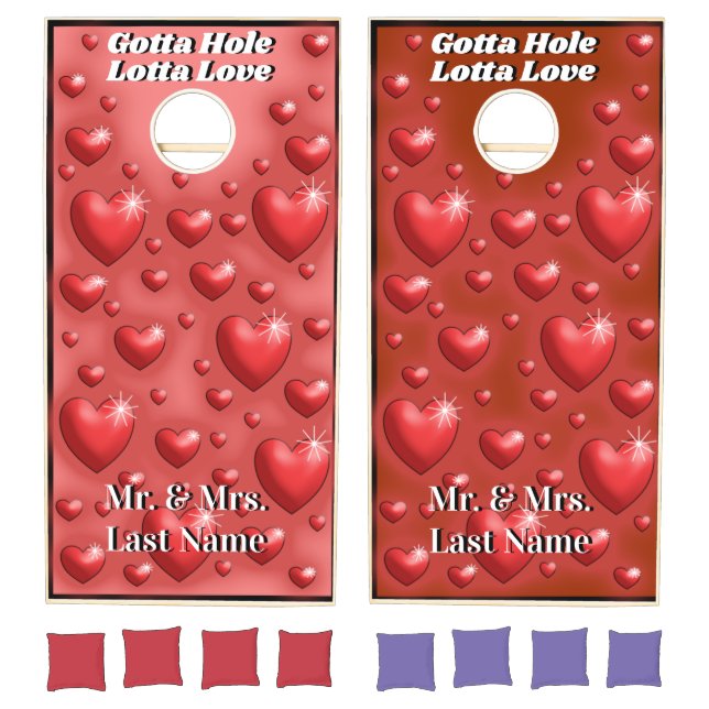 Gotta Hole Lotta Love - Wedding Cornhole Set (Set)