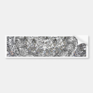 Gotta Lotta Diamonds Background Bumper Sticker