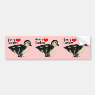 Gotta Love Duckies Bumper Sticker