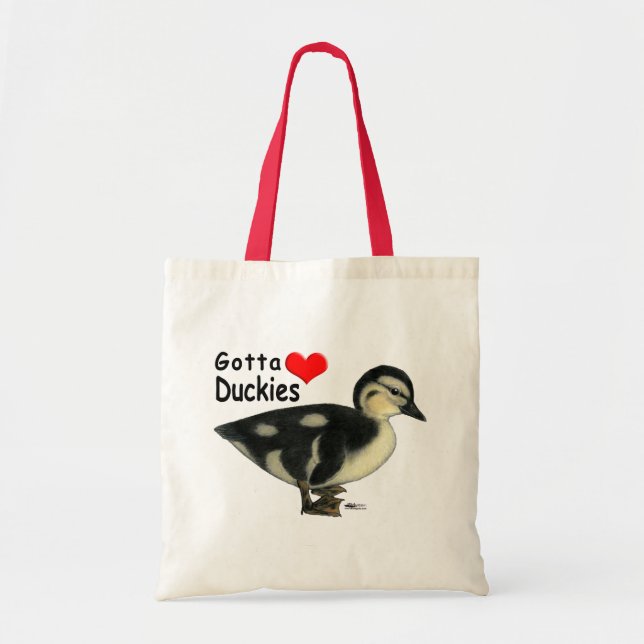 Gotta Love Duckies Tote Bag (Front)