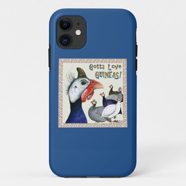 Gotta Love Guineas! Case-Mate iPhone Case (Back)