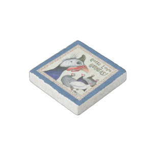 Gotta Love Guineas! Stone Magnet