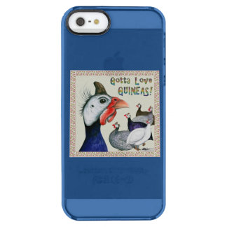 Gotta Love Guineas! Clear iPhone SE/5/5s Case
