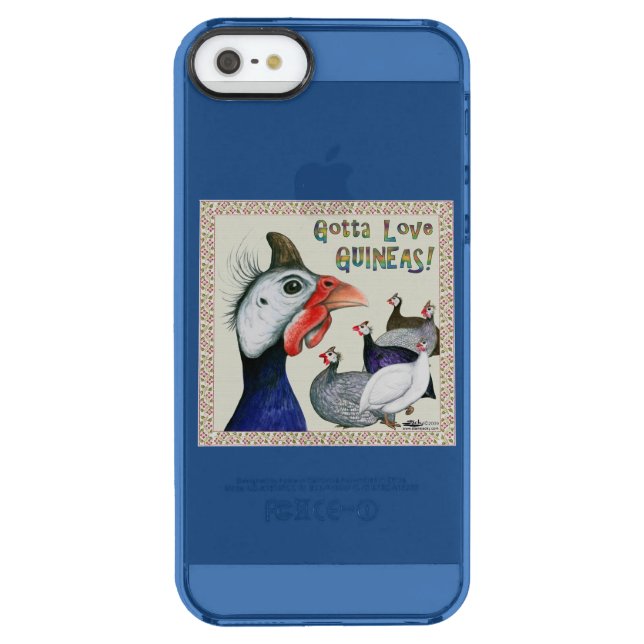 Gotta Love Guineas! Uncommon iPhone Case (Back)