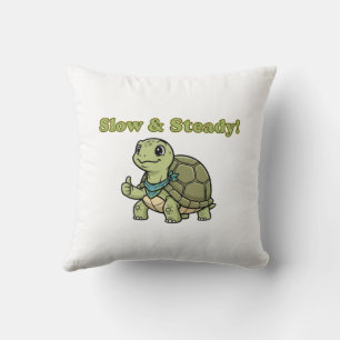 Gotta Run! / Got To Go Slow Hybrid Double Sided Throw Pillow