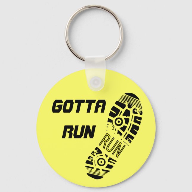 gotta run keychain (Front)