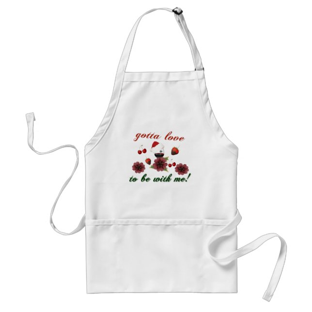 gottaloveChristmas Adult Apron (Front)