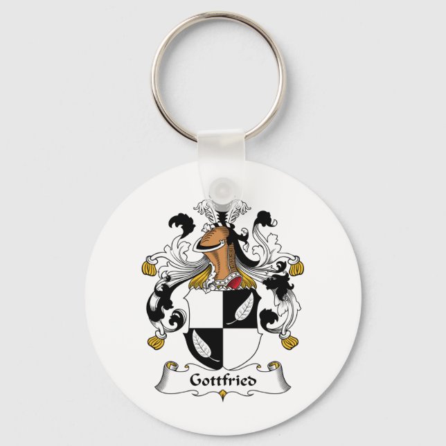 Gottfried Family Crest Keychain (Front)