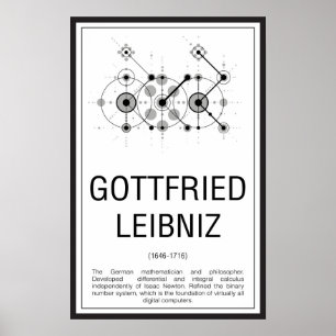Gottfried Leibniz Poster