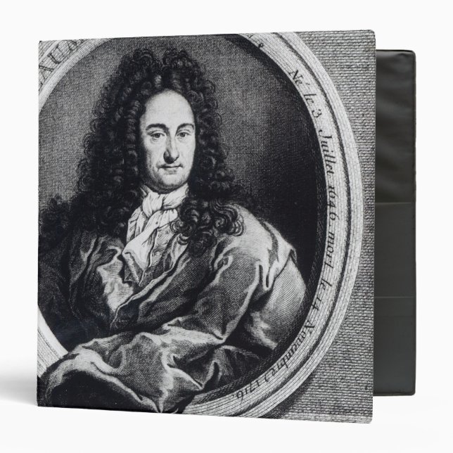 Gottfried Wilhelm Leibniz 3 Ring Binder (Front/Inside)