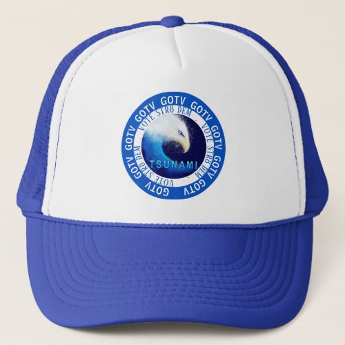 GOTV Get Out The Vote 2020 Tsunami Trucker Hat