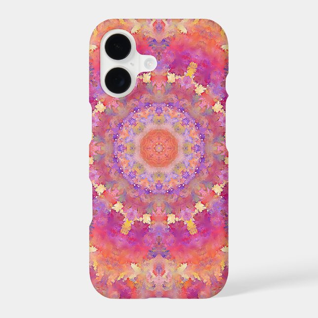 Gouache Mandala Iphone Case (Back)
