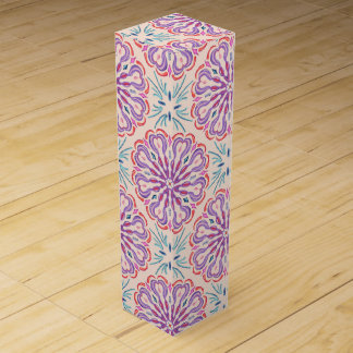 Gouache Style Persian Tile Wine Box