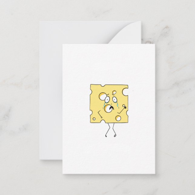 Gouda Cheese, cheese theme Note Card (Front)