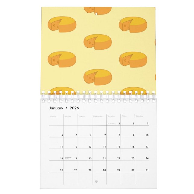 Gouda Cheese Rounds Dutch Foodie Gastronomy Calendar (Jan 2026)