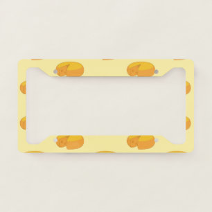 Gouda Cheese Rounds Dutch Foodie Gastronomy License Plate Frame