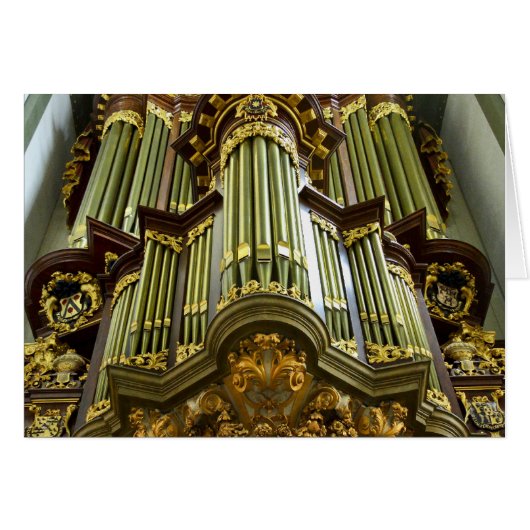 Gouda pipe organ cards (Front Horizontal)
