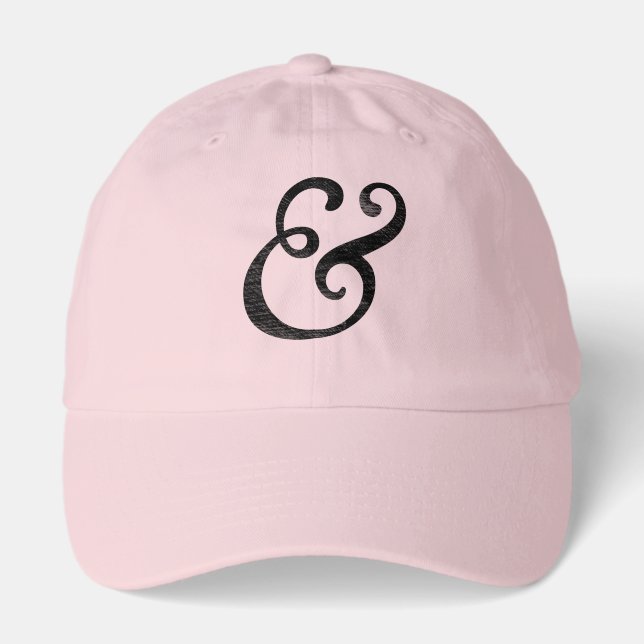 Goudy Old Style Italic Letterpress Black Hat (Front)