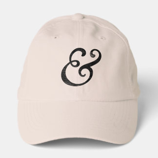 Goudy Old Style Italic Letterpress Black Performance Cap