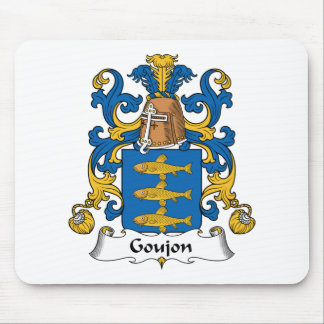 Goujon Family Crest Mouse Pad
