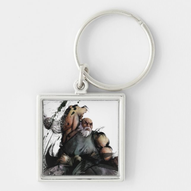 Gouken Chop Keychain (Front)