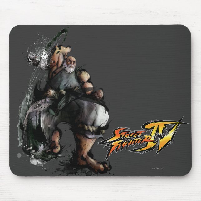 Gouken Chop Mouse Pad (Front)