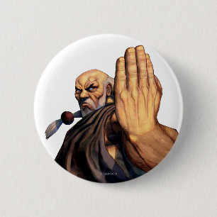 Gouken Raised Hand Button