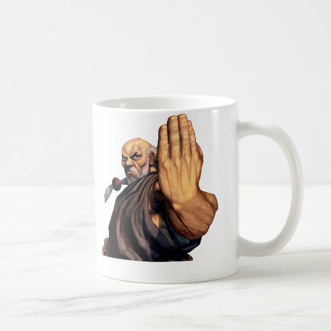 Gouken Raised Hand Coffee Mug (Right)