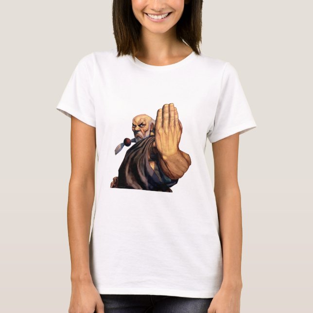 Gouken Raised Hand T-Shirt (Front)