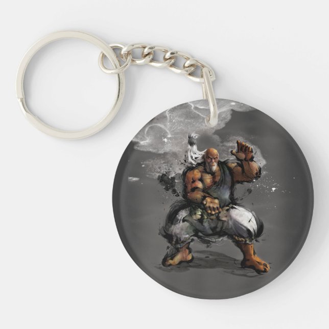 Gouken Stance Keychain (Front)