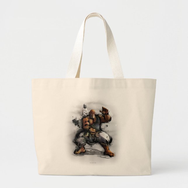 Gouken Stance Large Tote Bag (Front)